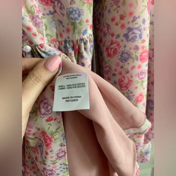 LPA Iga Dress in Devon Floral XS Never Worn with Original Tags - Picture 6 of 9